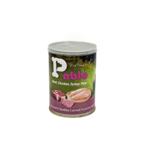 کنسرو پته گوشت گوساله، مرغ و بوقلمون پابلو